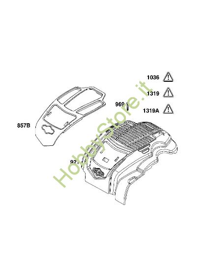 B - GRUPPO ALLOGGIAMENTO VENTOLA B&S - 10 €¦ 103M02-0085-H1 brand Stihl